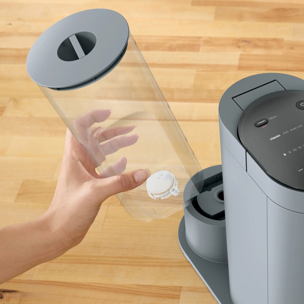 Ninja Pods & Grounds Single-Serve Coffee Brewer, Steam Grey