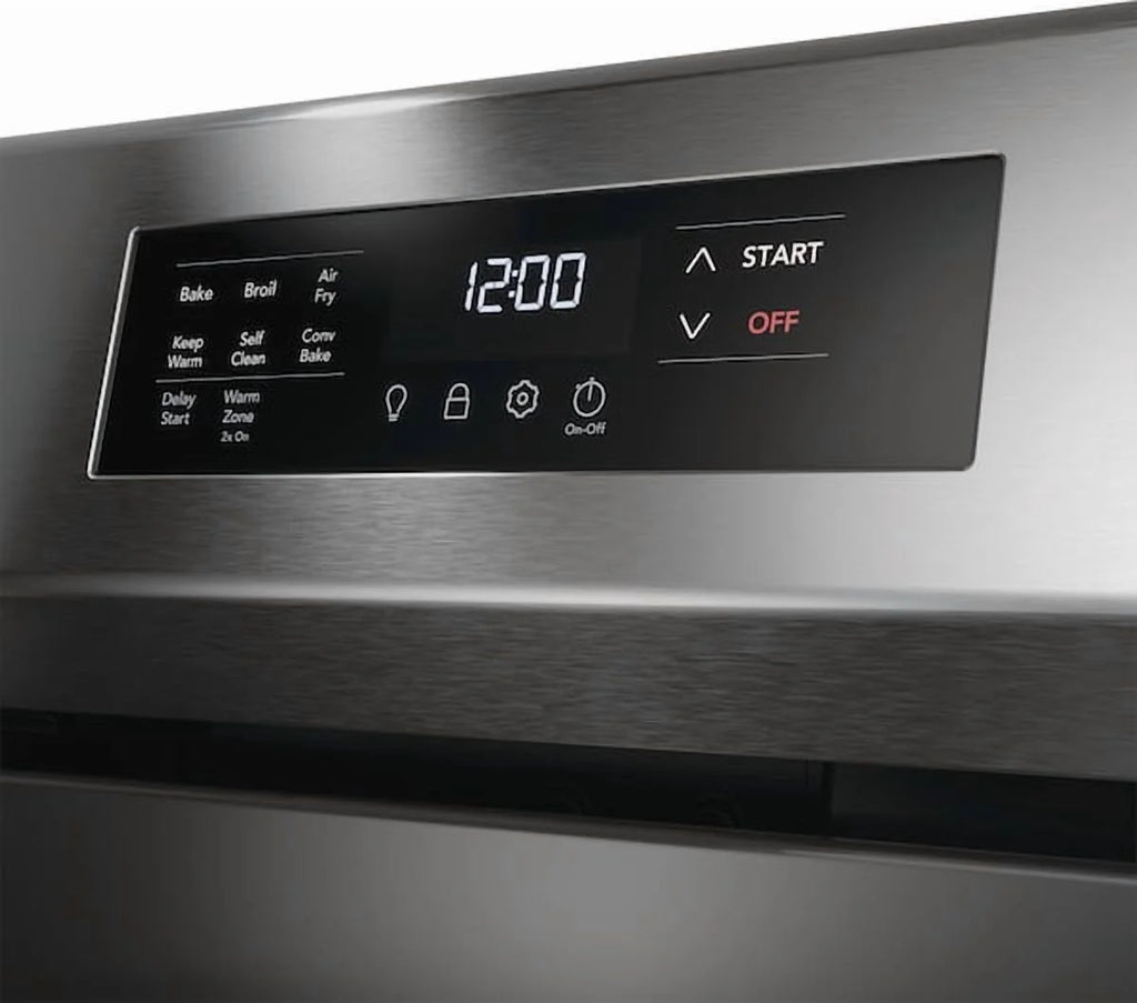 Frigidaire FCRE3083AS 30" Electric Range with Air Fry (Energy Star Certified), Stainless Steel