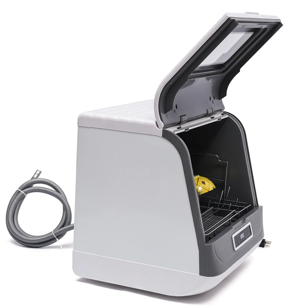 1.2KW Countertop Portable Countertop Dishwasher Compact Dishwasher 3 Programs