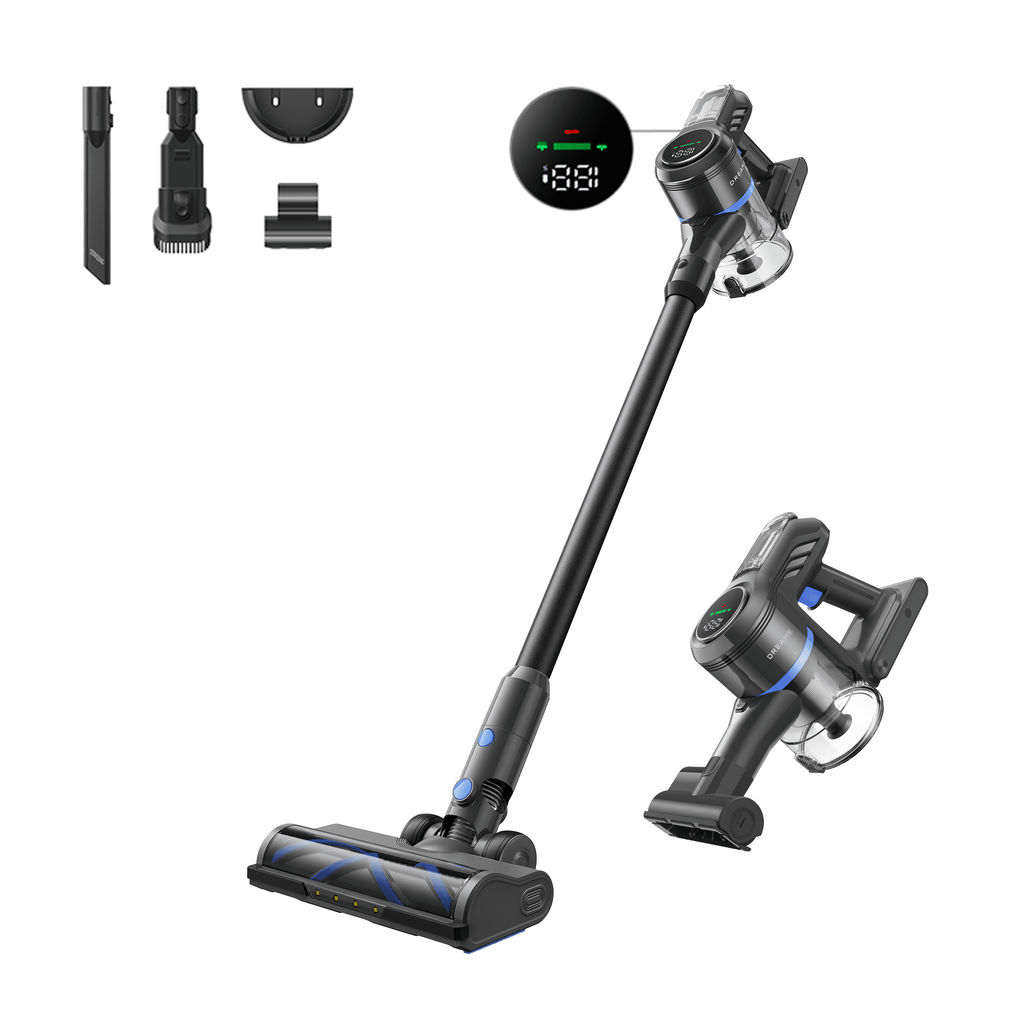 dreame U10 Cordless Stick Vacuum 100AW Suction Power 40-Minute Runtime LED Light