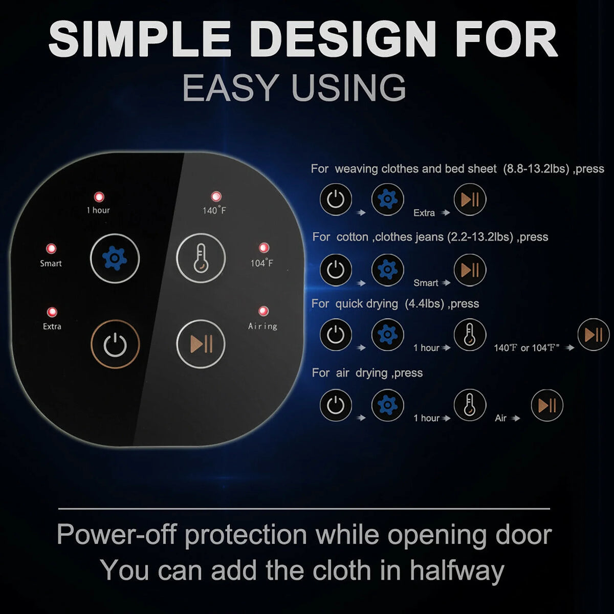 Costway 1700W Portable Clothes Dryer Electric Tumble Laundry Dryer Stainless Steel Tub 13.2 lbs /3.22 Cu.Ft
