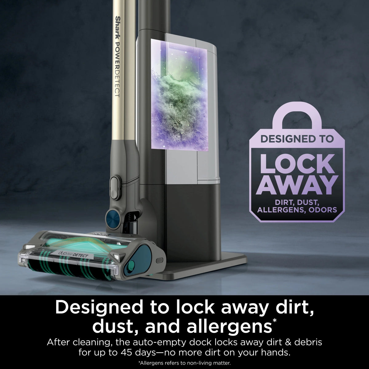 Shark PowerDetect Clean & Empty Cordless Stick Vacuum & Auto-Empty System, Powerful Suction, HEPA Filtration, Carpet & Hard Floor, Portable, IP3150