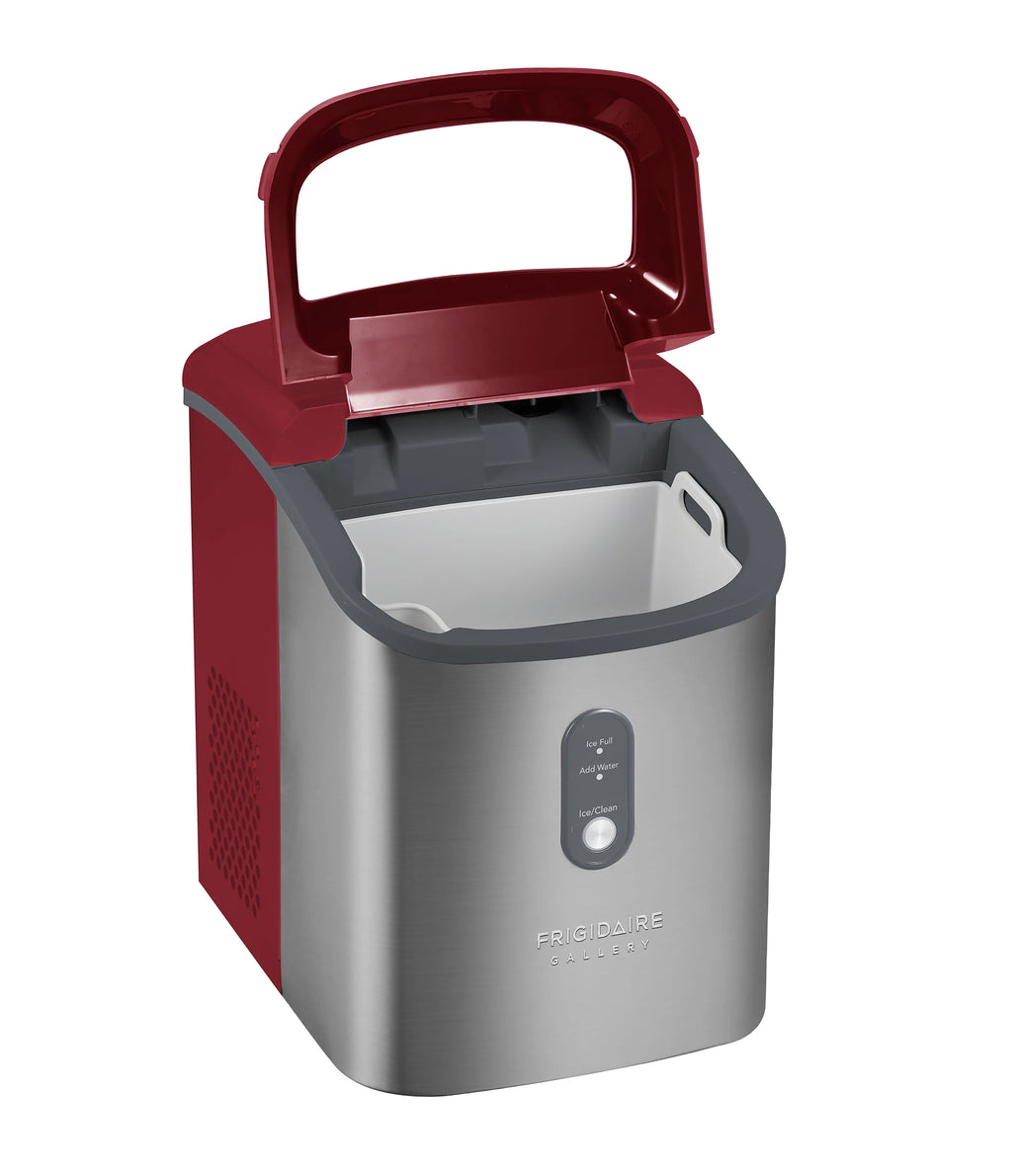 Frigidaire Gallery, 33 lbs. Nugget Ice Maker, Stainless Steel, Black, EFIC214