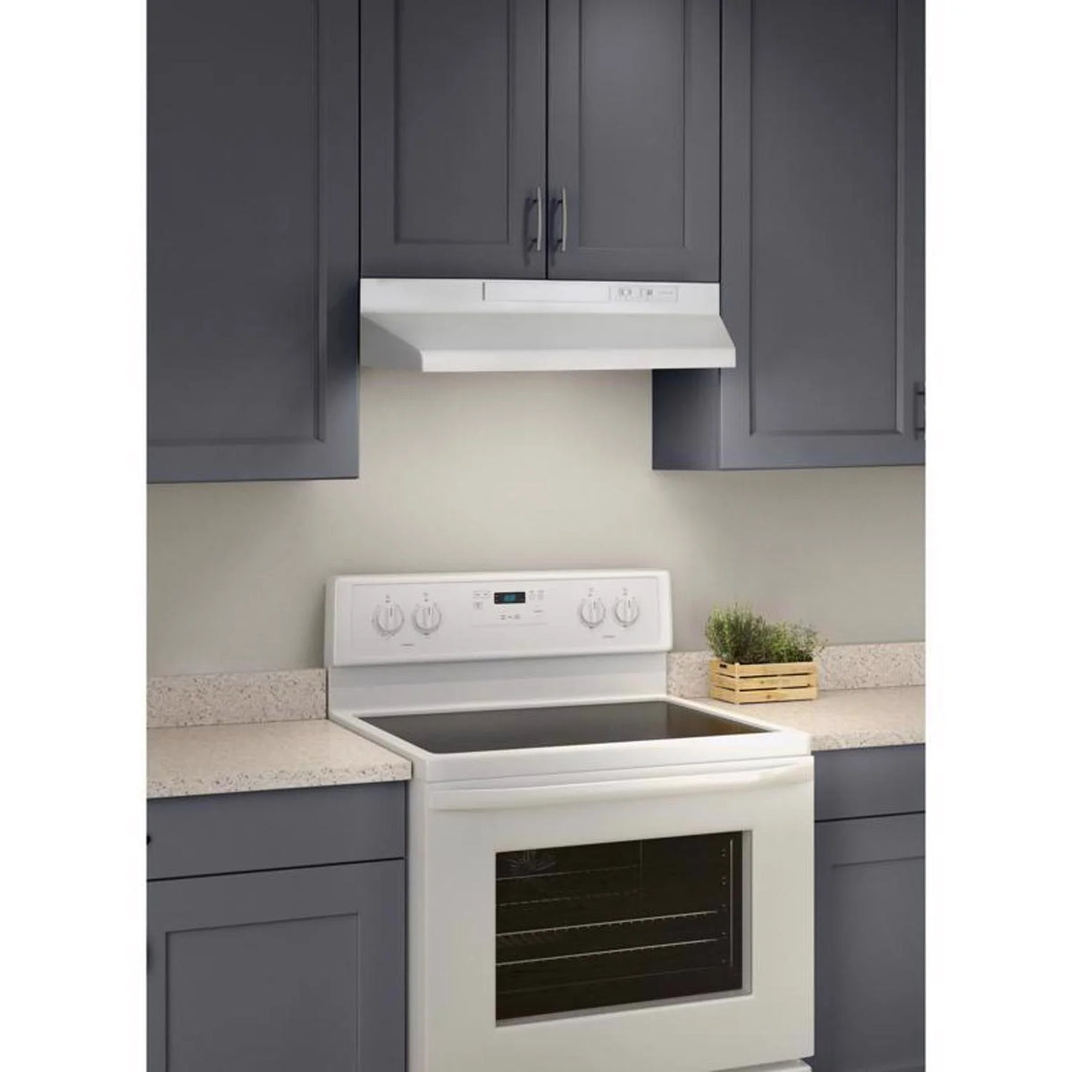 Broan 30-Inch Convertible Under-Cabinet Range Hood, 160 CFM, Black