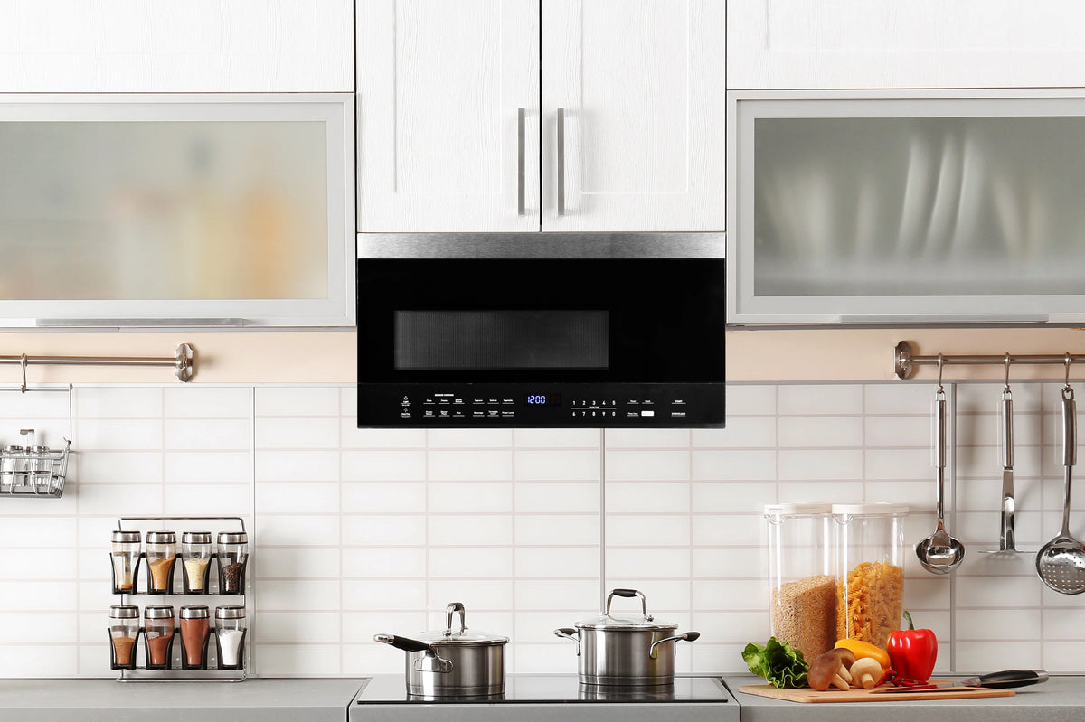 Black?�� Over The Range 1.6 Cu. Ft. Microwave Black