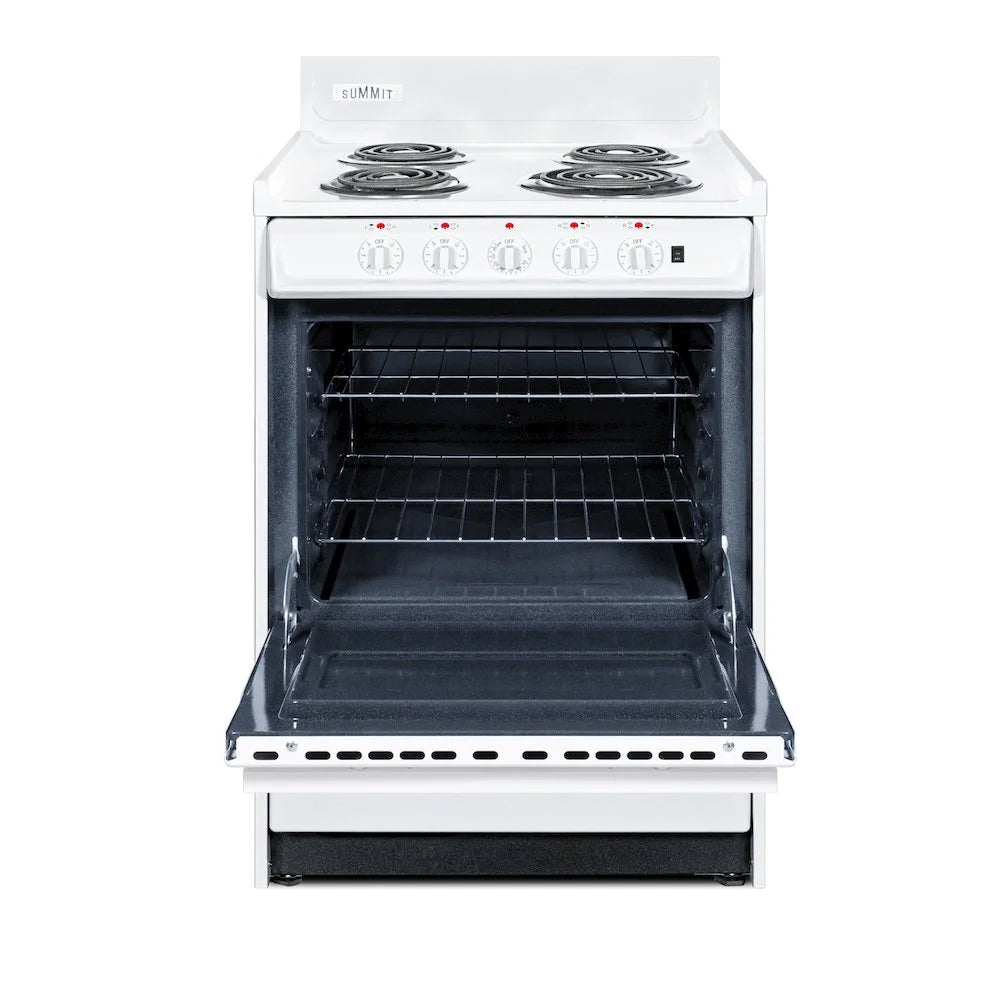 24" Wide Electric Coil Top Range