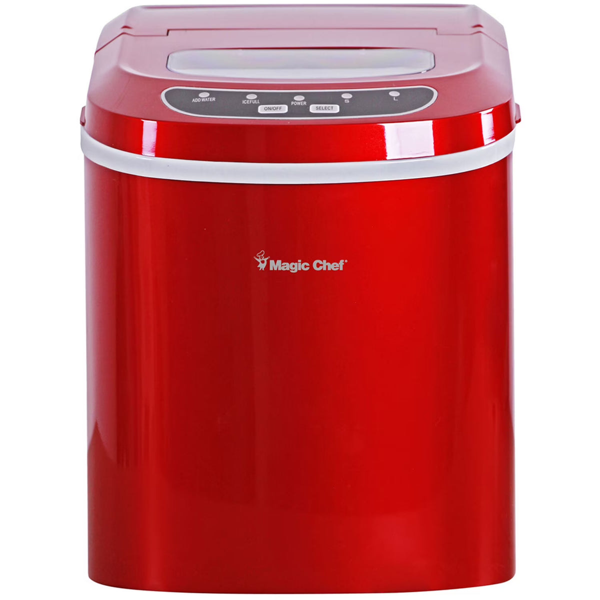 Magic Chef 27 lb. Capacity Portable Countertop Ice Maker, Black (Bullet Ice)