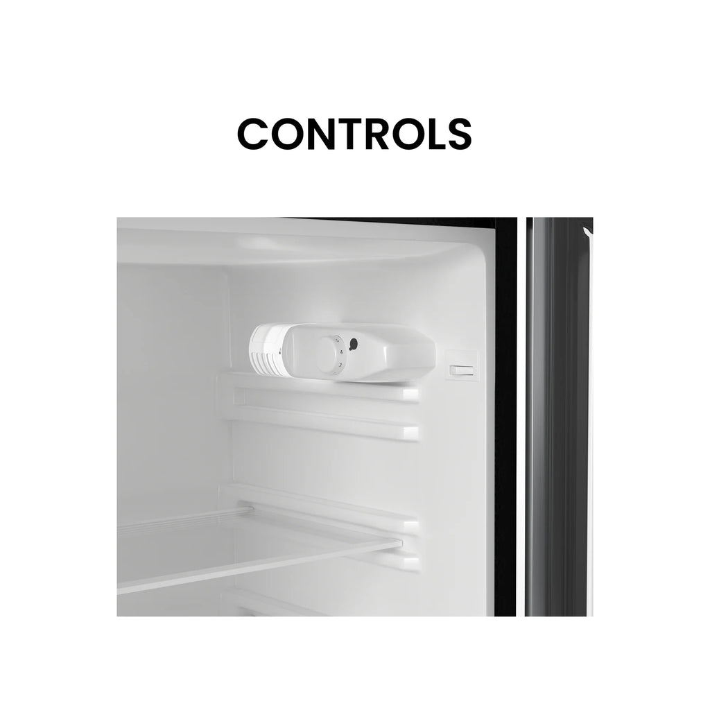 Conserv 19in BLACK Compact 2 Door Refrigerator 4.5cf Reversible Door 110V