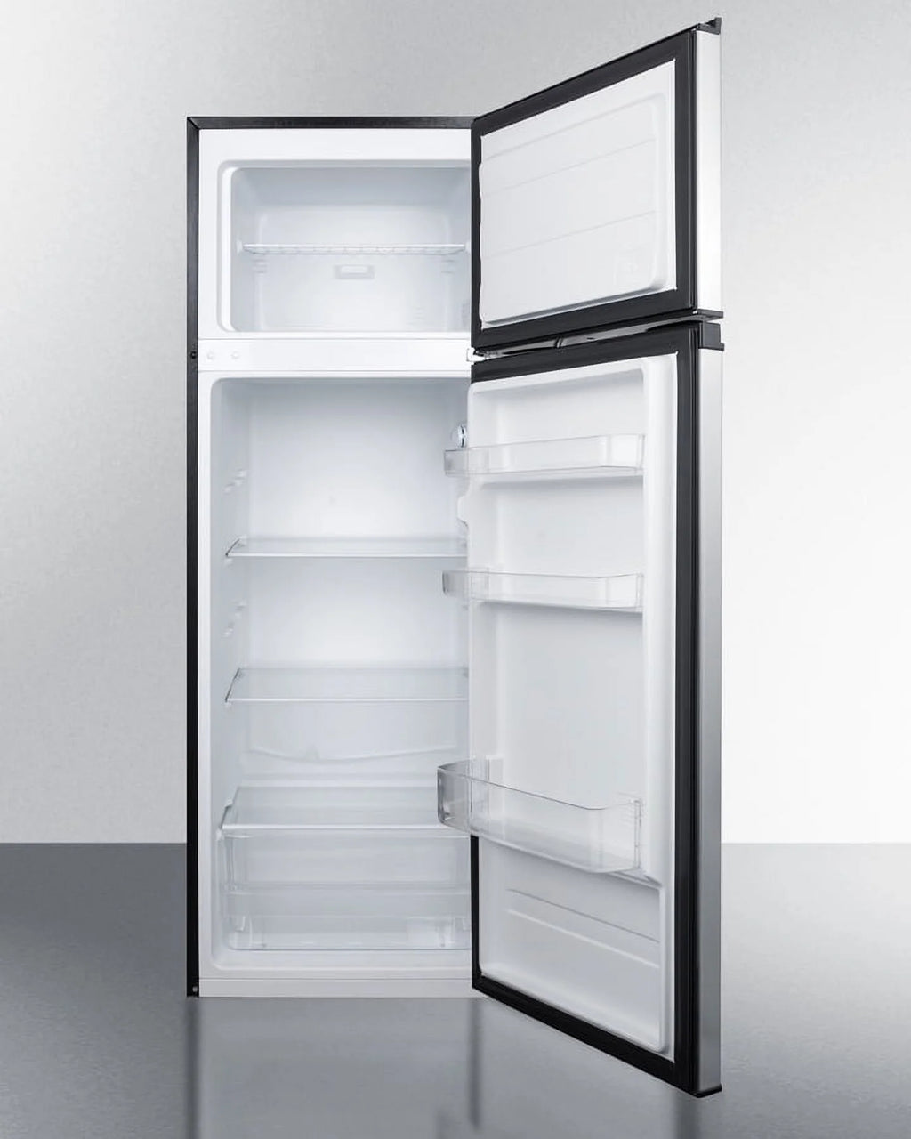 22" Wide Refrigerator-Freezer, Stainless Steel