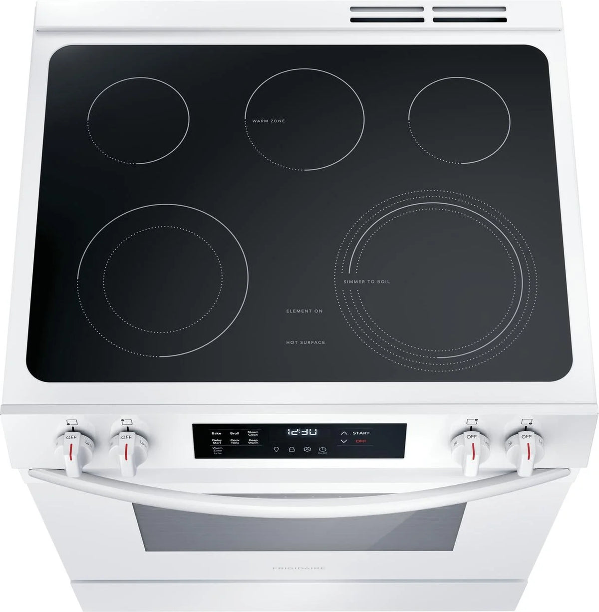 Frigidaire FCFE3062AW 30" Electric Range with Steam Clean