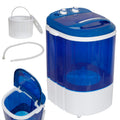 HJYURY Semi automatic mini washing machine 7.9 pounds portable washing and shaking integrated small washing equipment