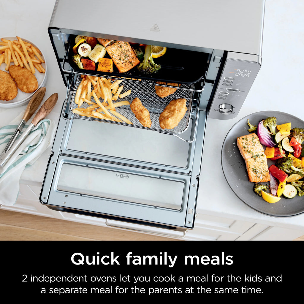 Ninja Air Fry Basket, 2 Sheet Pans, 2 Wire Racks, DCT601
