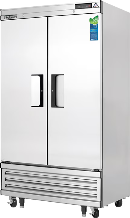 Everest Refrigeration EBNF2 Reach-in Freezer 2 Glass Doors, 115v, NSF - 33 cu. ft.