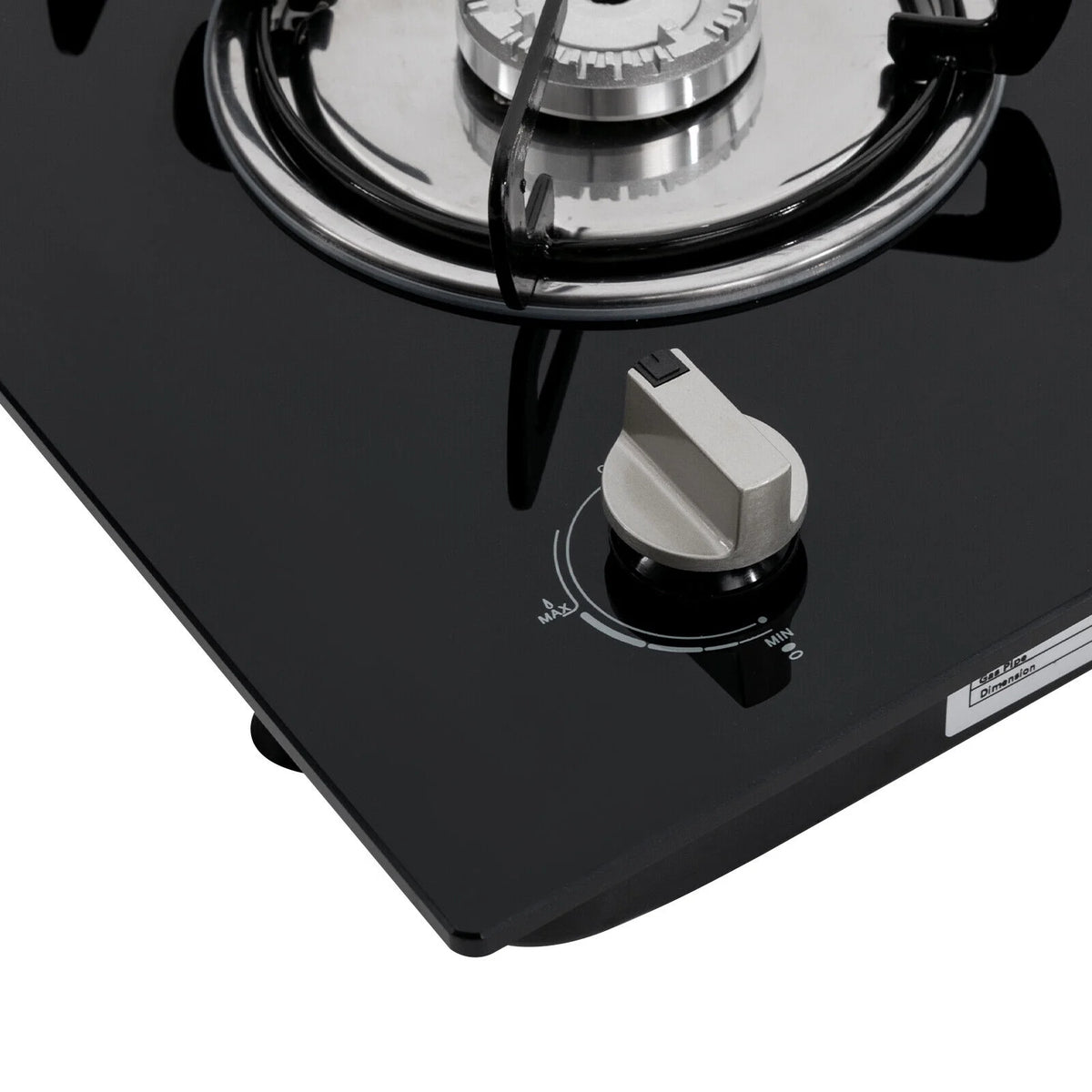2 Burner Modern Gas Cooktop Gas Stove Top with 2 Burner Black 20.47*12.6 in