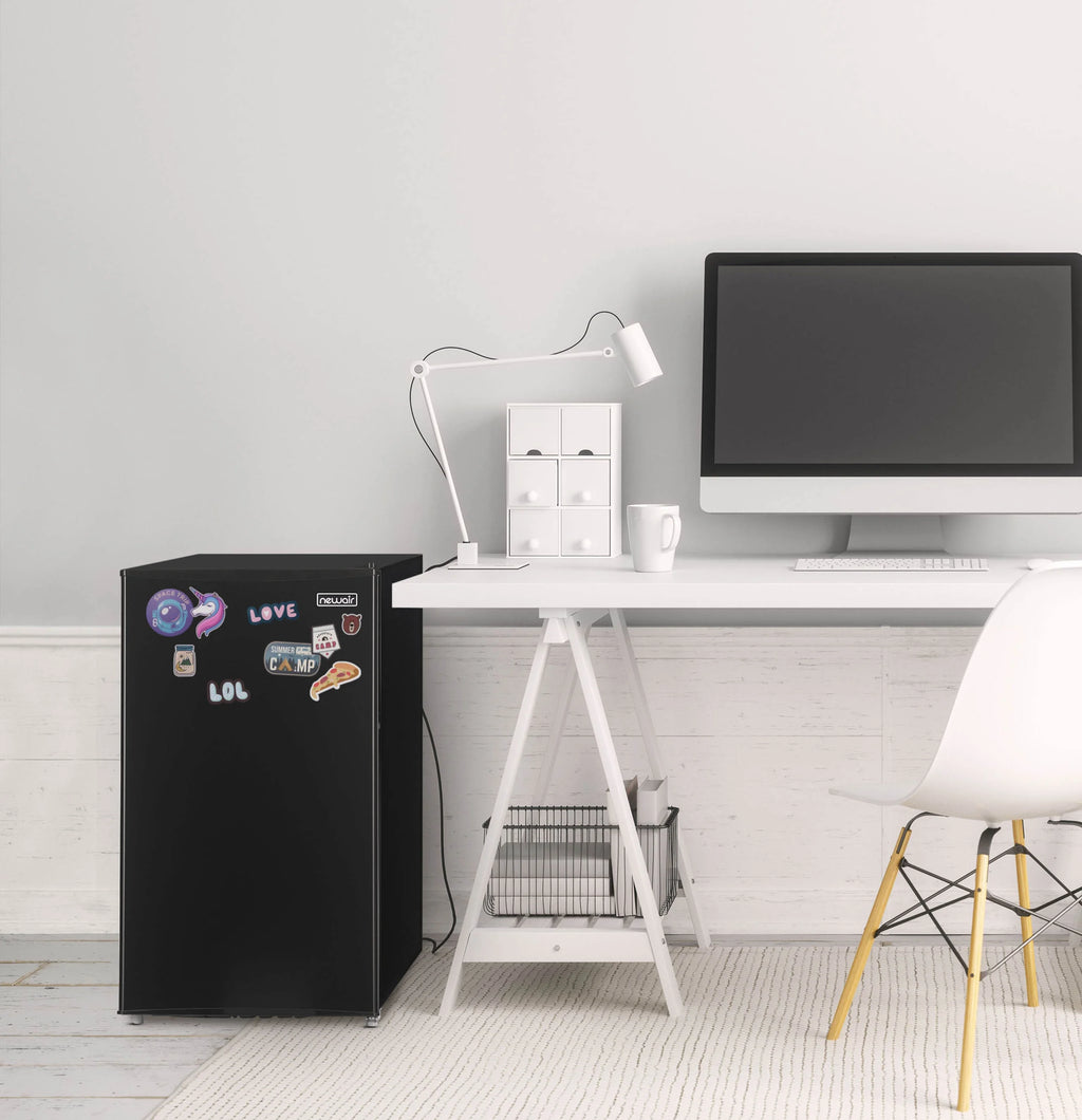 Newair 3.3 Cu. Ft. Compact Mini Refrigerator with Freezer in Black - NRF033BK00