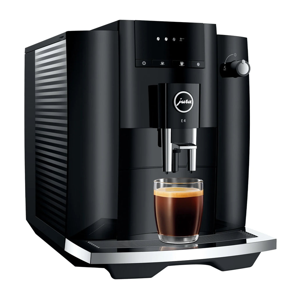 Jura E4 Automatic Coffee Machine (Piano Black)