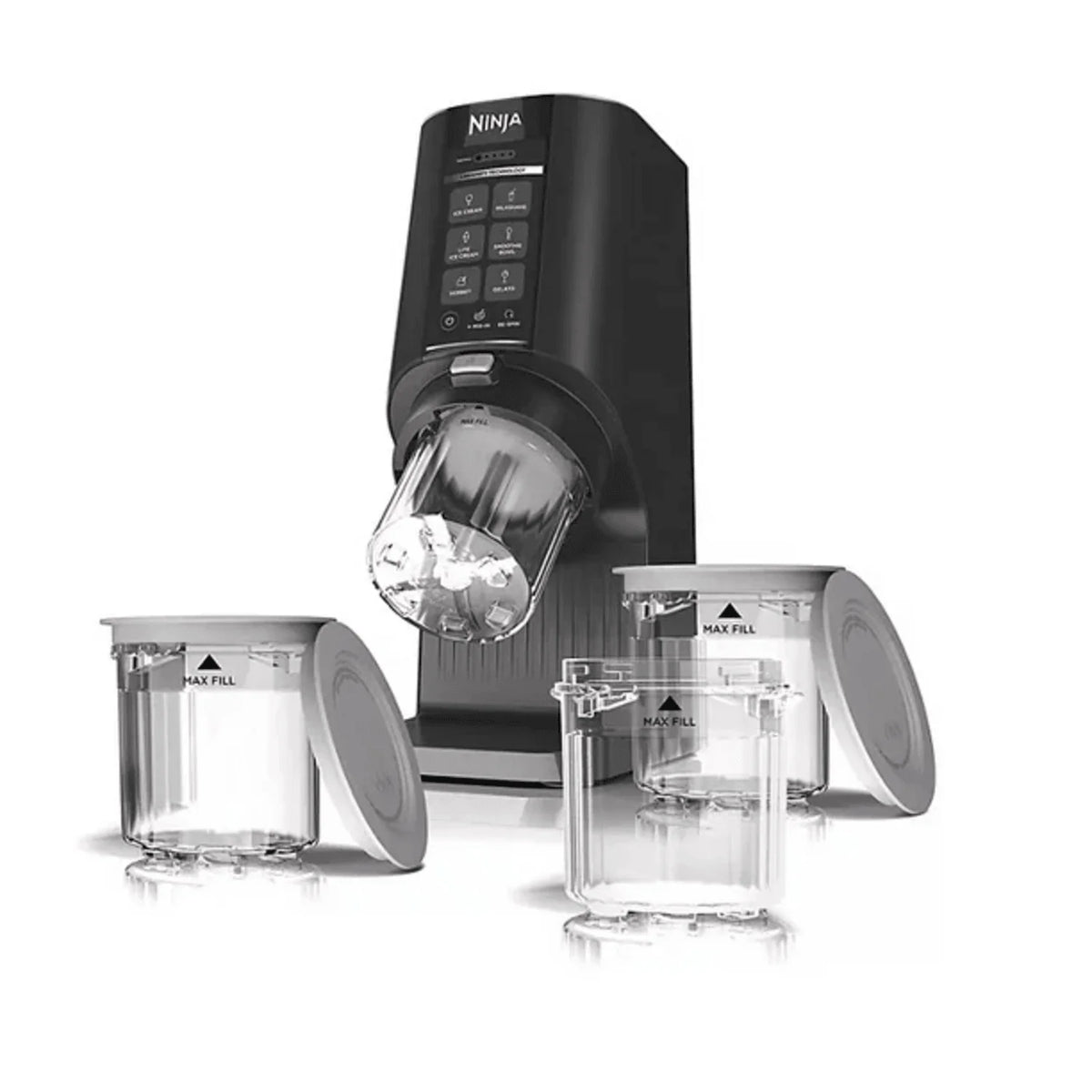 Ninja CREAMi Breeze 4 Pints Gelato Sorbet & Ice Cream Makers