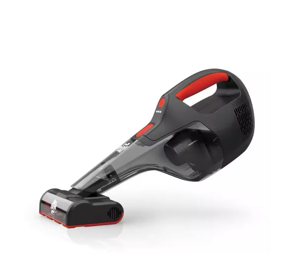 Dirt Devil 16V Deep Clean Cordless Handheld Vacuum w/Motorized Pet Brush Roll Tool for Upholstery, Powerful and Lightweight, Black