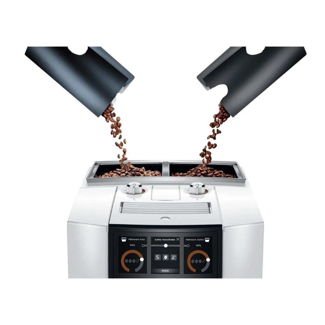 Jura J8 Twin Superautomatic Espresso Machine | 31 Recipes | Diamond Black | 15658