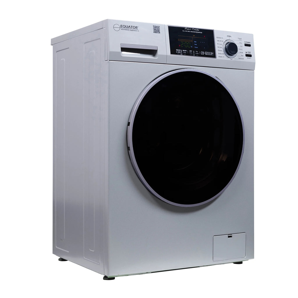 Equator 1.62 cu.ft./15 lbs All in One Combo Washer Dryer with Pet Cycle Silver