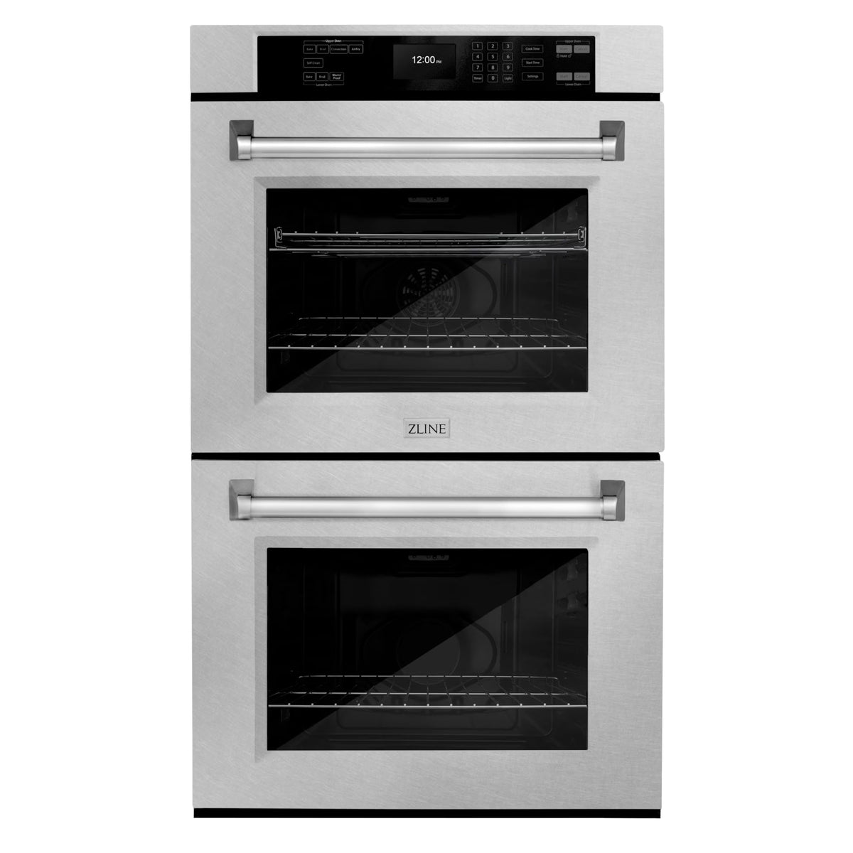 ZLINE 30 in. Professional Convection Double Wall Oven with Air Fry and Self Clean in DuraSnow Stainless Steel (WADS-30)