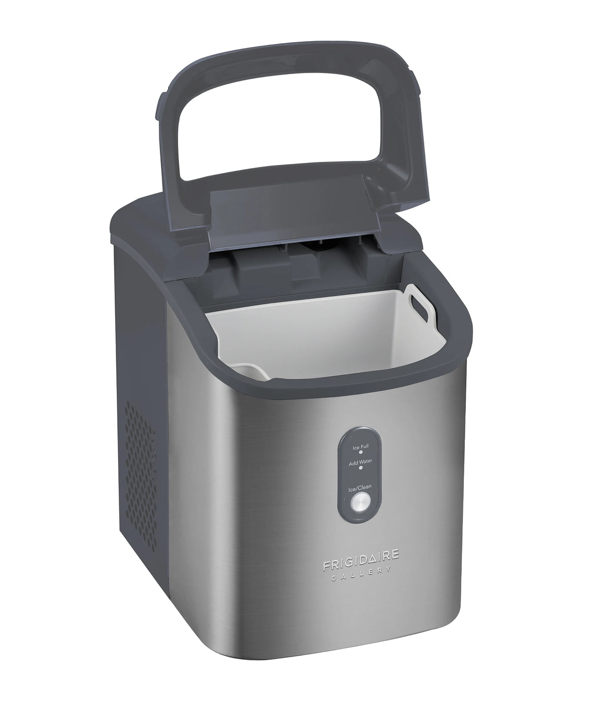 Frigidaire Gallery, 33 lbs. Nugget Ice Maker, Stainless Steel, Black, EFIC214