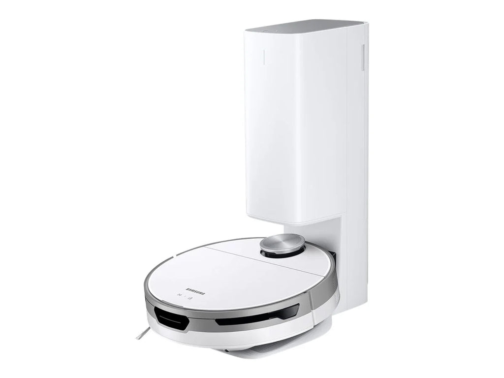 SAMSUNG Jet Bot+ Robot Vacuum Cleaner with Clean Station, Automatic Emptying, 5-Layer Filtering, LIDAR Technology, Self-Emptying, Smart Mapping, Wi-Fi Connected, LIDAR Navigation, Mop Combo