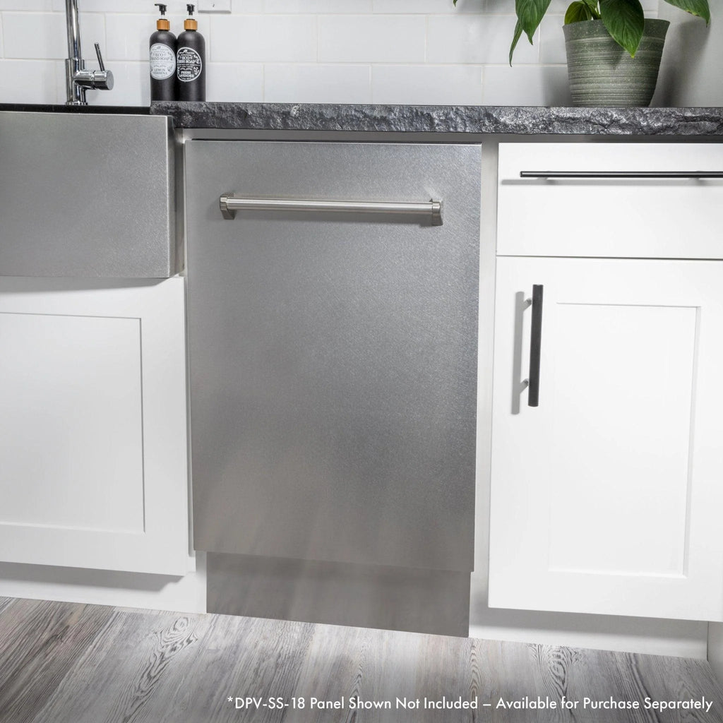 ZLINE KITCHEN AND BATH DWVWM18 built in dishwasher