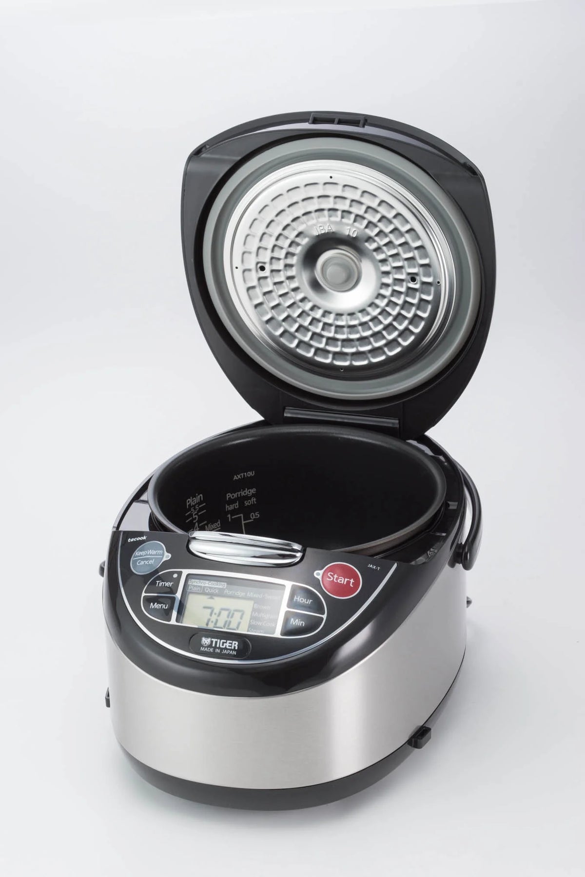 Tiger JAX-T10U-K 5.5-Cup (Uncooked) Rice Cooker and Warmer - Stainless Steel