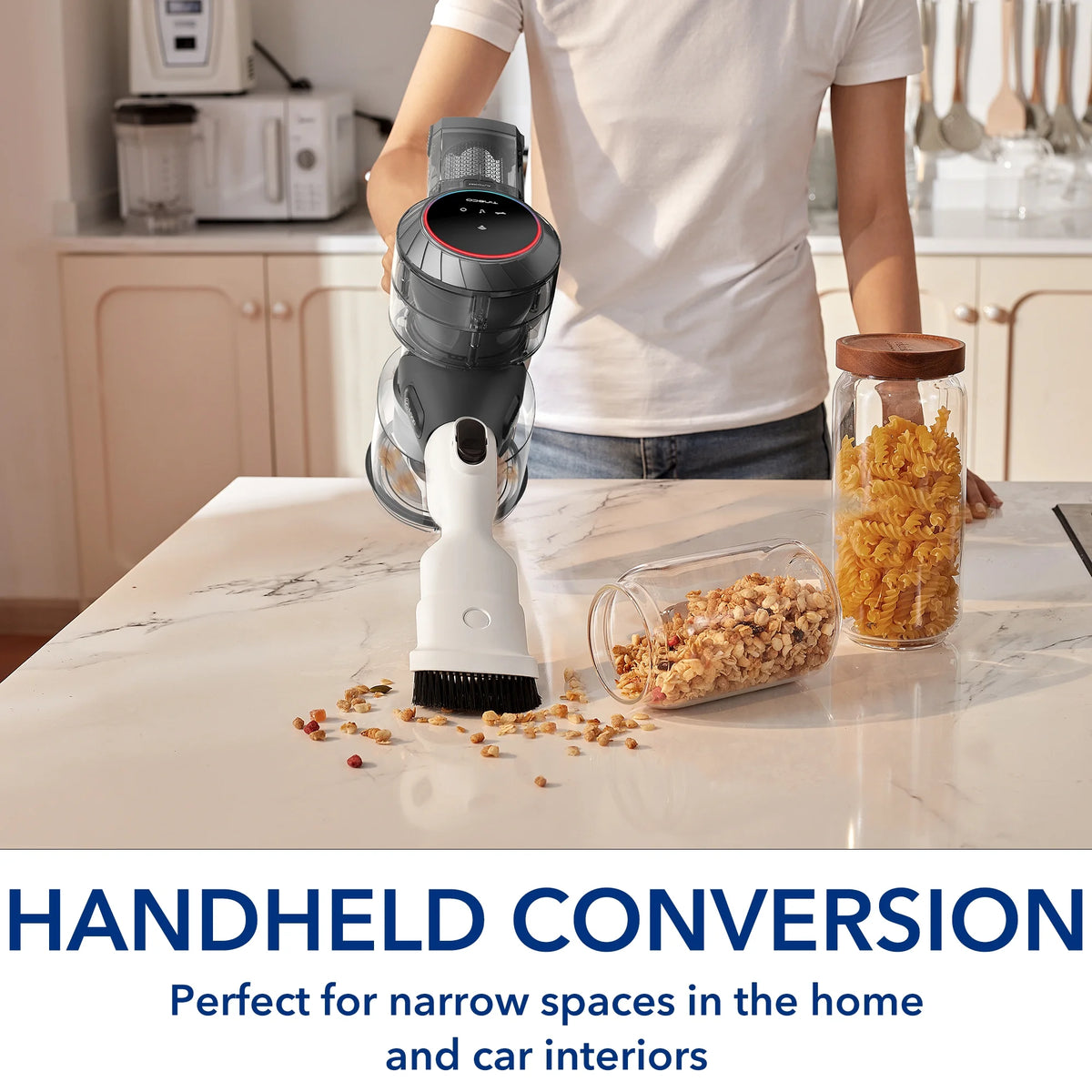 Tineco Pure One S11 ZT: Smart Cordless Stick Vacuum + ZeroTangle Technology for Hard Floors/Carpet (New), Lightweight, Powerful Suction, Pet Hair, HEPA Filter, Self-Cleaning Brushroll