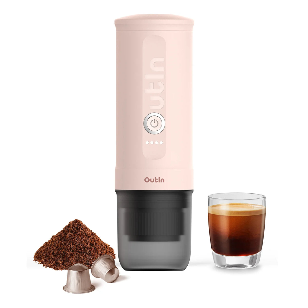 OutIn Nano Portable Electric Espresso Machine (Crimson Red), OTEM-01-CR