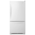 Whirlpool WRB329DMBW 18.7 Cu. Ft. White Bottom Freezer Refrigerator