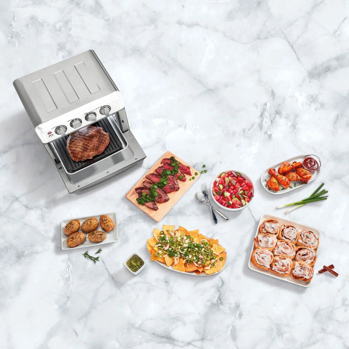 Cuisinart Air Fryer Toaster Oven with Grill, Stainless Steel