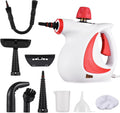 Saker Sakerplus Handheld Steam Cleaner High Pressure Steamer Multi-surface Cleaning for Kitchen, Auto Steam Cleaner for Car Detailing Best Steamer for Auto Detailing (Red)