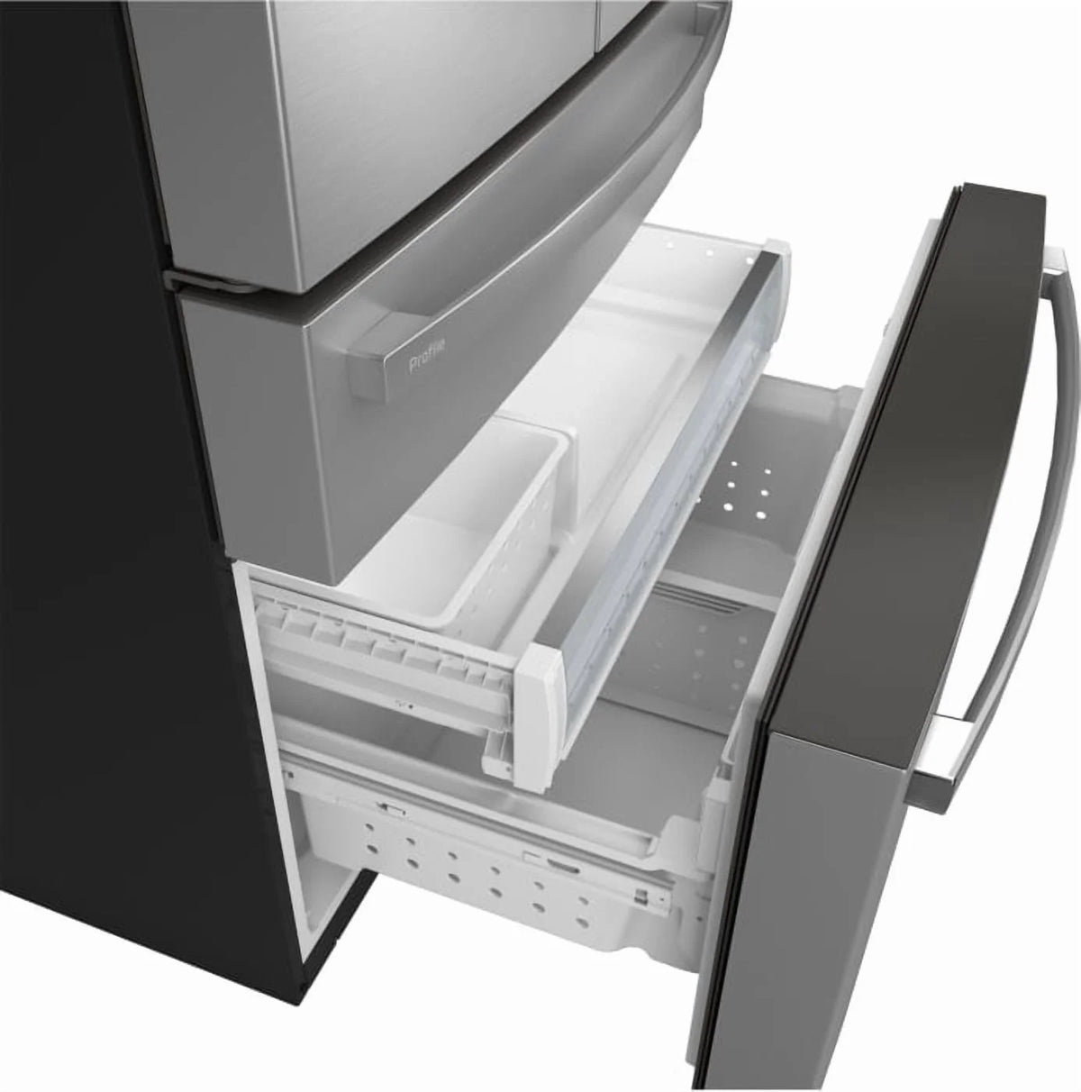 GE Profile PJE23BYWFS 36 Inch Counter-Depth Smart 4-Door French-Door Refrigerator with 23.2 cu. ft. Capacity Stainless Steel