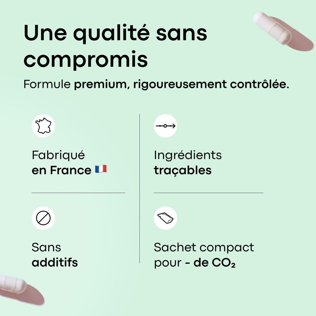 Collagene Marin + Acide Hyaluronique + Vitamine C, 120 Gélules - 2 Mois