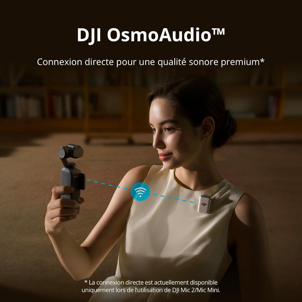 Dji Osmo Pocket 3, Caméra Vlogging CMOS 1'' et Vidéo 4k/120 Ips