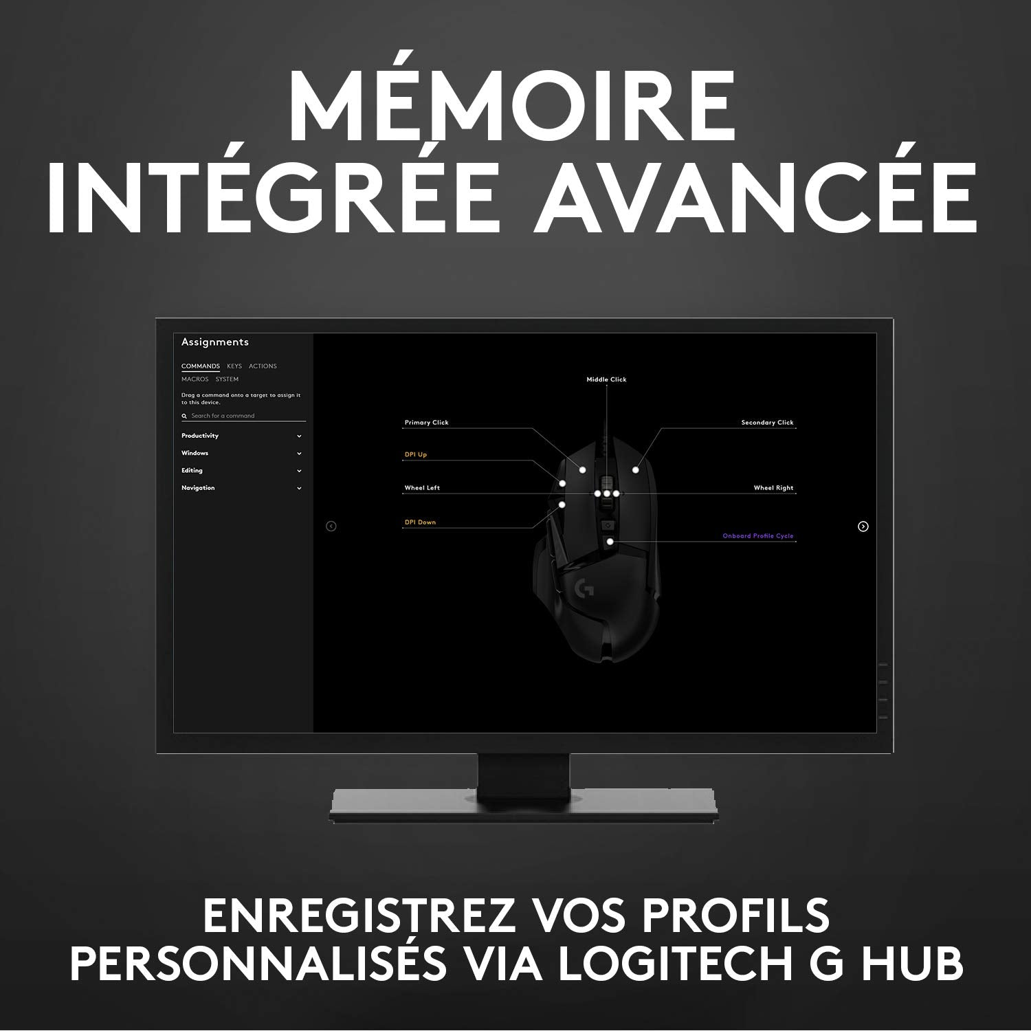 Logitech G G502 HERO Souris Gamer Filaire Haute Performance
