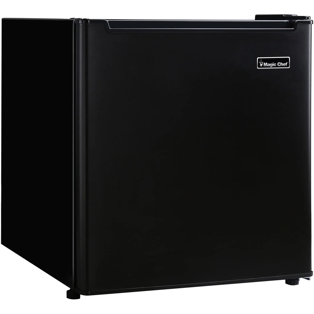 Magic Chef New 17.3 inch Width 1.7 Cu. ft. Compact Refrigerator with Single Door Color in Black