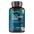 Collagene Marin Gelules Pur Type 1 & 3, 120 Gélules Multi-Usages, Peptide de Collagene Marin Hydrolysé, 1200mg sans Additifs ni OGM, sans Gluten ni Stéarate de Magnésium, 2 Mois d'Approvisionnement