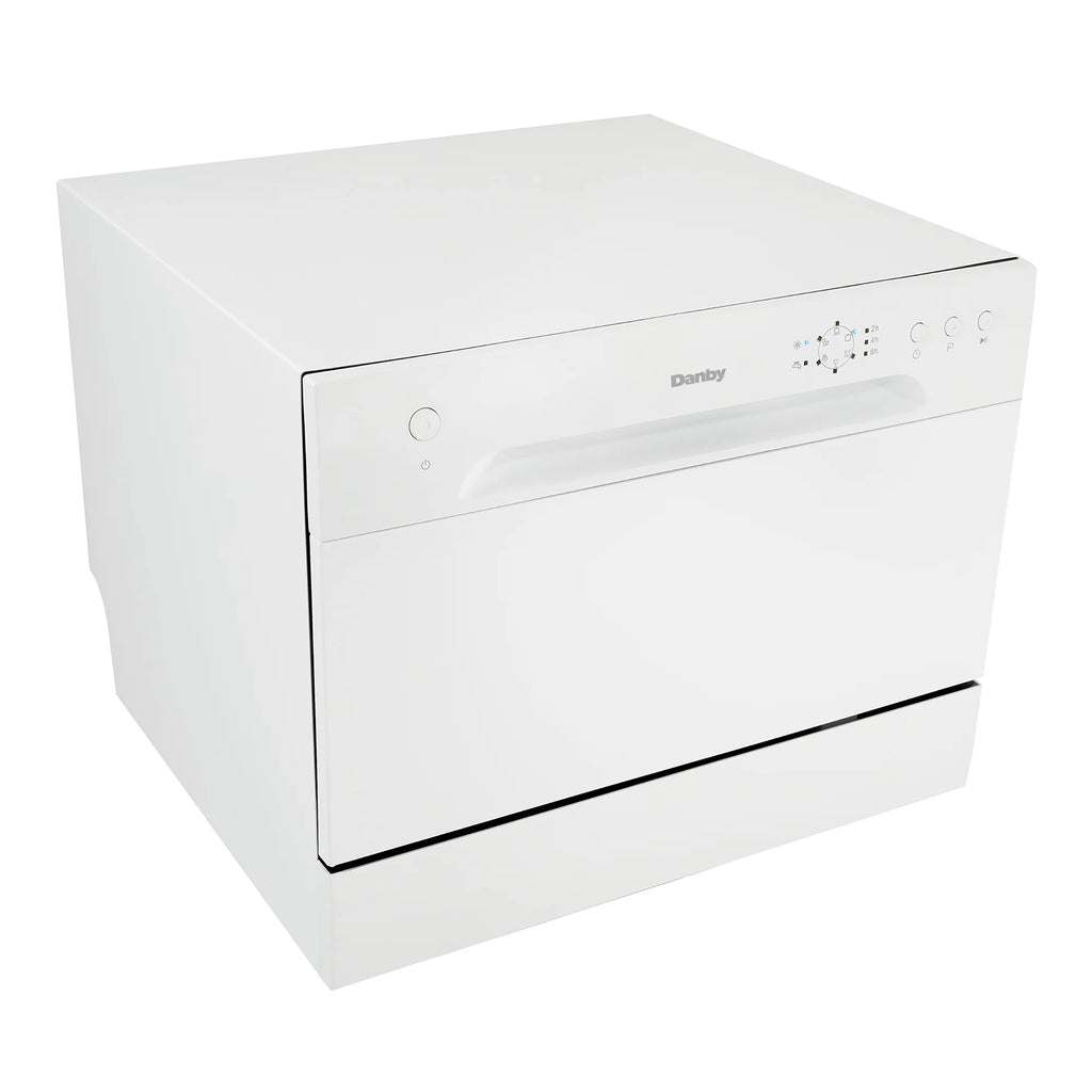Danby 6 Place Setting Countertop Dishwasher in White (DDW621WDB)
