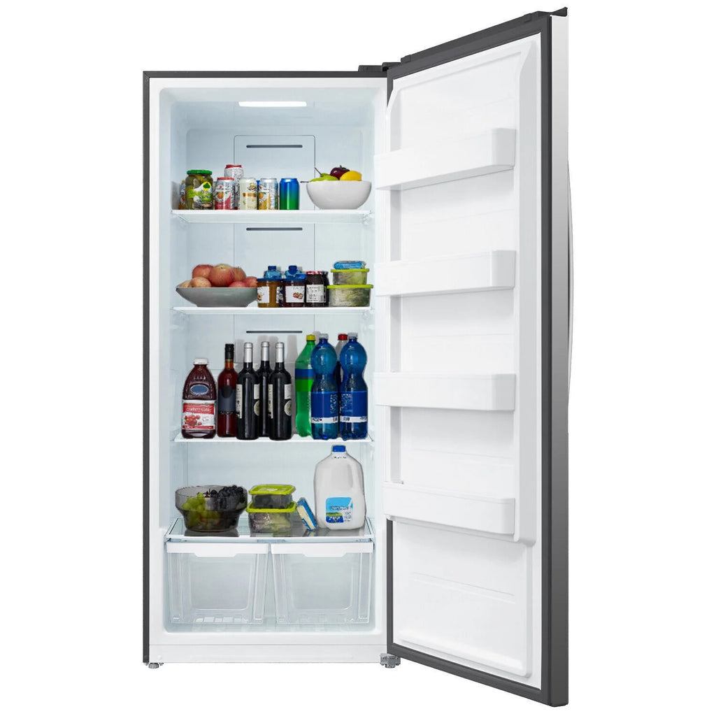 Smad 17 Cu ft Upright Freezer Large Capacity Fridge Refrigerator Frost Free Home Stainless Steel