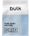 Bulk Pure Whey Protéine en Poudre, Vanille, 23g Protéines 5g BCAA portion, Shake de Whey, Faible en sucre, Favorise la croissance la récupération musculaires, Mélange facile, 1kg