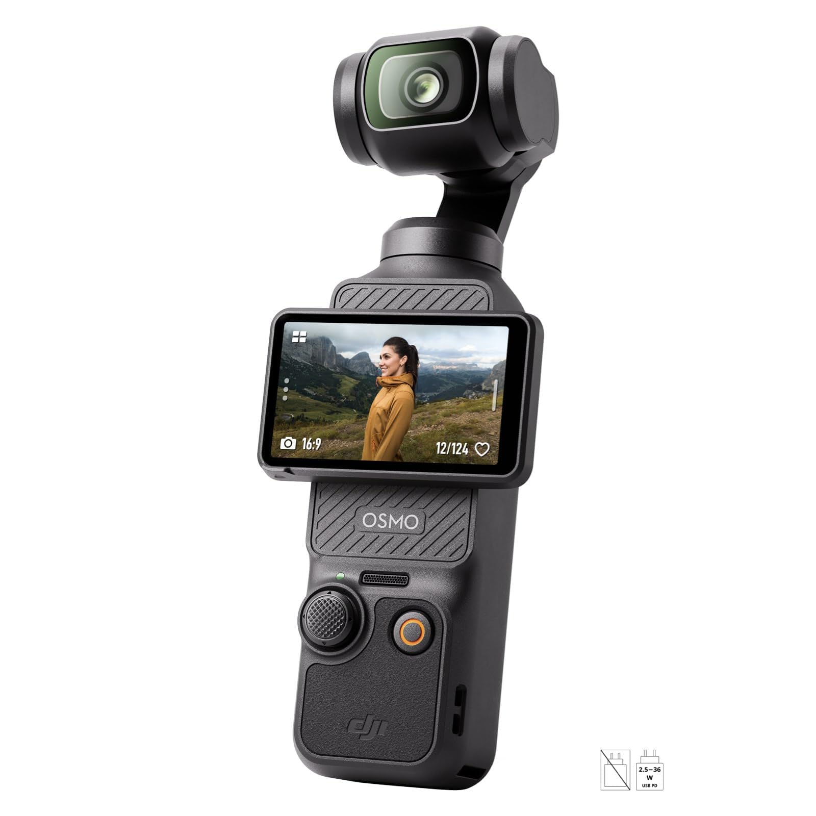 Dji Osmo Pocket 3, Caméra Vlogging CMOS 1'' et Vidéo 4k/120 Ips