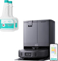 eufy X10 Pro Omni Robot Vacuum and Mop Combo, 8,000 Pa Suction, + Official Floor Cleaning Solutions (2 Bottles)