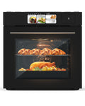 Zzistar Single Wall Oven with TFT Display ,24" Built-in Electric Ovens with 11 Functions, 8 Automatic Recipes, 2800W, 240V, 2.5Cu.f