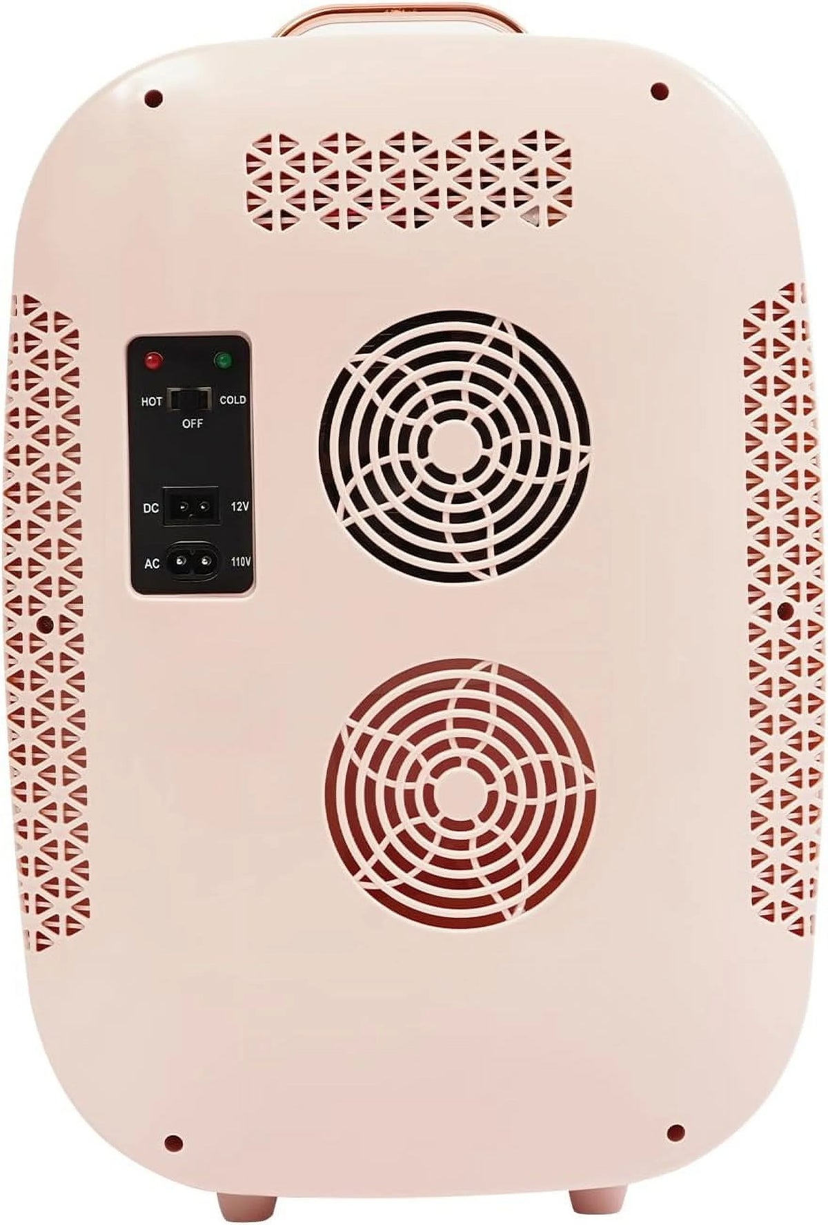 Skincare Fridge 12.68Qt, Cooler & Warmer, Portable Compact Fridge for Cosmetics Skin Care and Food for Bedroom Office Car Dorm (Pink)