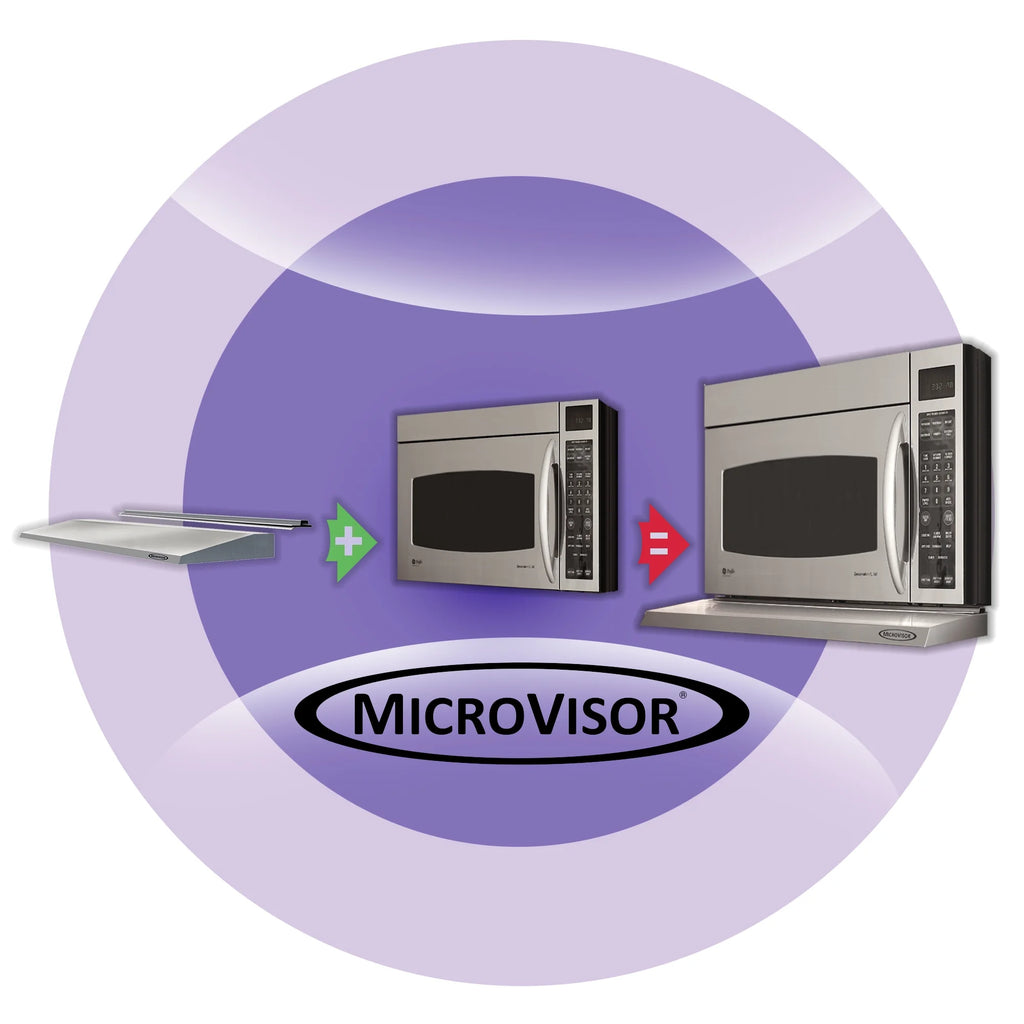 MICROVISOR REMOVABLE EXTENSION HOOD-White