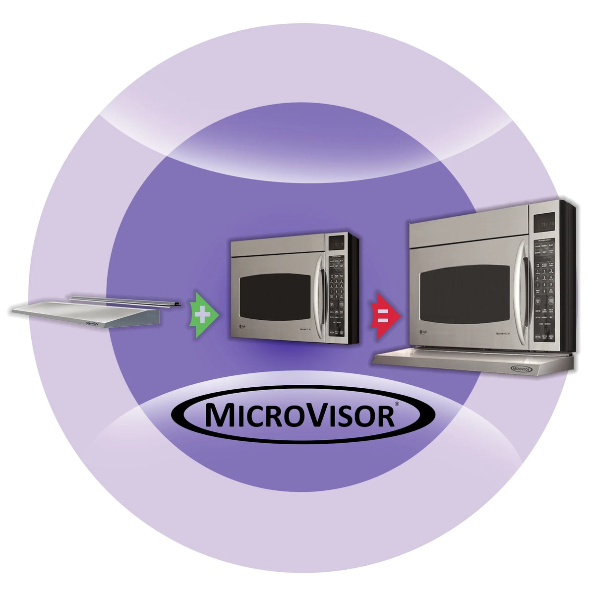 MICROVISOR REMOVABLE EXTENSION HOOD-White