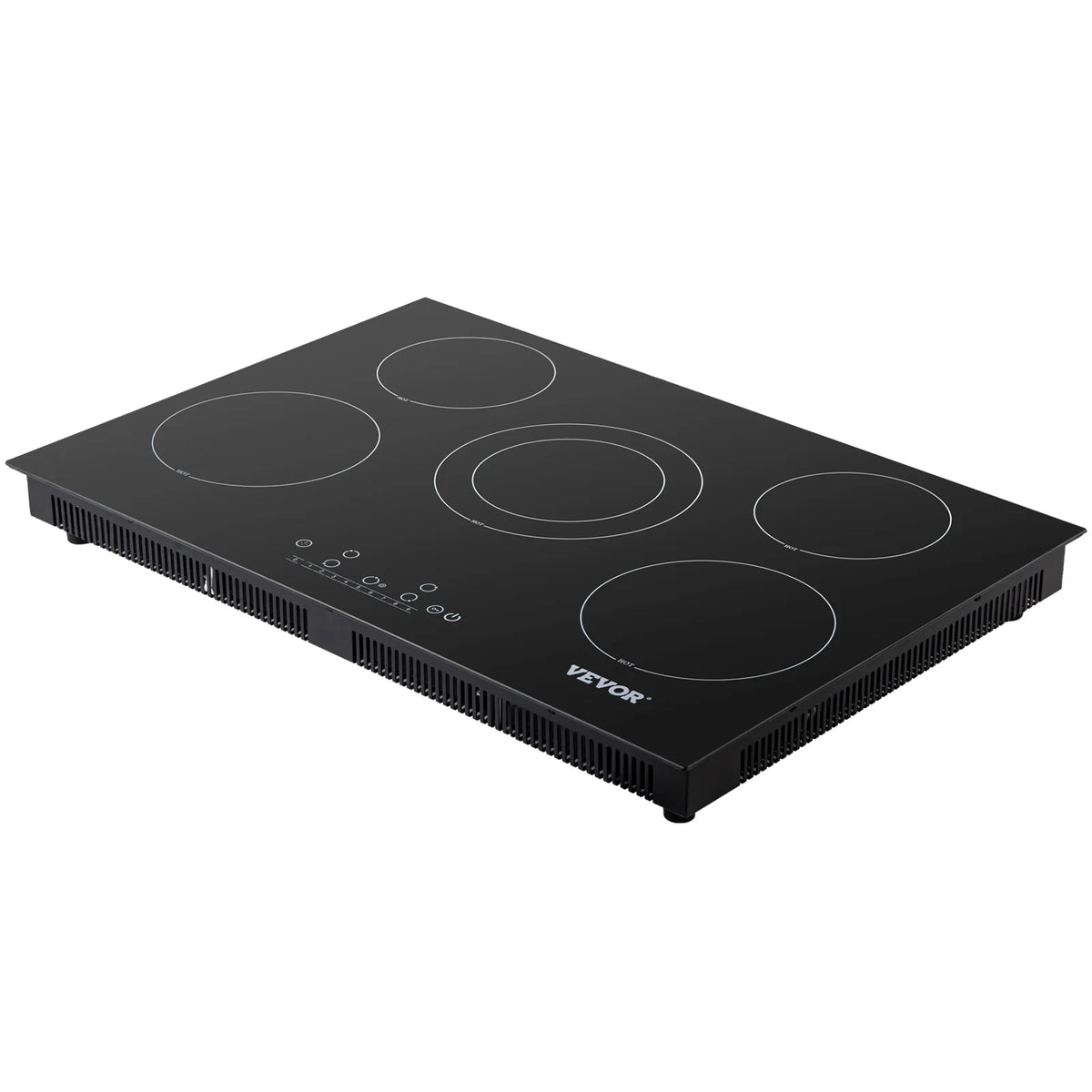 VEVOR 30'' Radiant Electric Cooktop in Black with 4 Burners